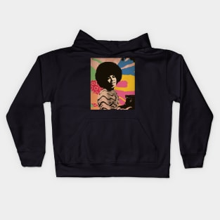 Vintage Poster - Roberta Flack Style Kids Hoodie